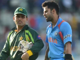 Kamran Akmal और Virat Kohli