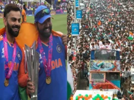 Indian Team Victory Parade