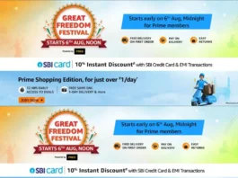 Amazon Great Freedom Festival Sale
