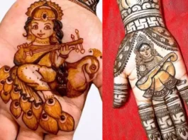 Basant Panchami 2025 Mehndi Design