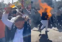 Bhopal Video: भोपाल में पेट्रोल छिड़क कर प्रदर्शन कर रहे लोगों के लिए काल बनी चिंगारी; देखें कैसे धूं-धूं कर जल उठे 2 लोग Bhopal Video