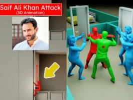Saif Ali Khan Attack Viral Video