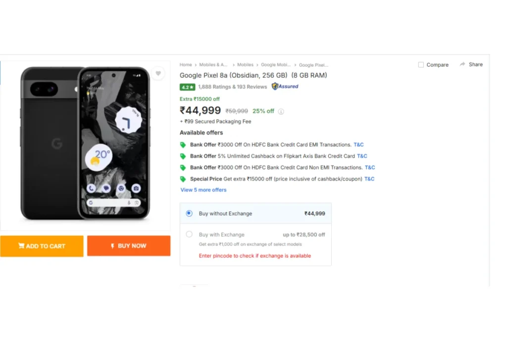 Flipkart Monumental Sale