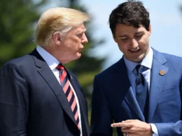 Justin Trudeau and Donald Trump