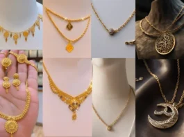 Gold Necklace Design