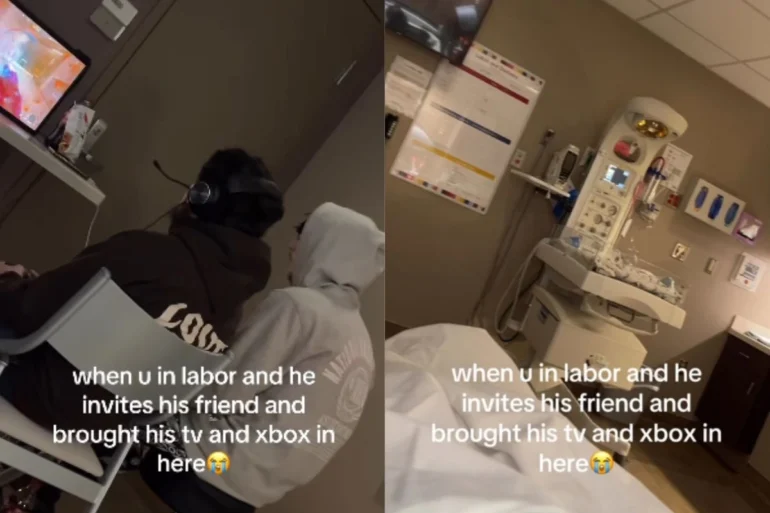 Viral Video: हॉस्पिटल में लेबर पेन से तड़प रही थी बीवी, पति दोस्त के साथ मजे से खेल रहा था गेम , हरकत देख यूजर्स भड़के Viral Video: हॉस्पिटल में लेबर पेन से तड़प रही थी बीवी, पति दोस्त के साथ मजे से खेल रहा था गेम , हरकत देख यूजर्स भड़के