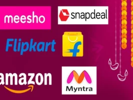 Amazon Flipkart Meesho Myntra BigBasket