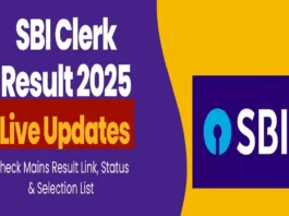 SBI Clerk Mains Result 2025 (प्रतीकात्मक तस्वीर)