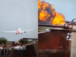 Ahmedabad Air India Plane Crash Viral Video