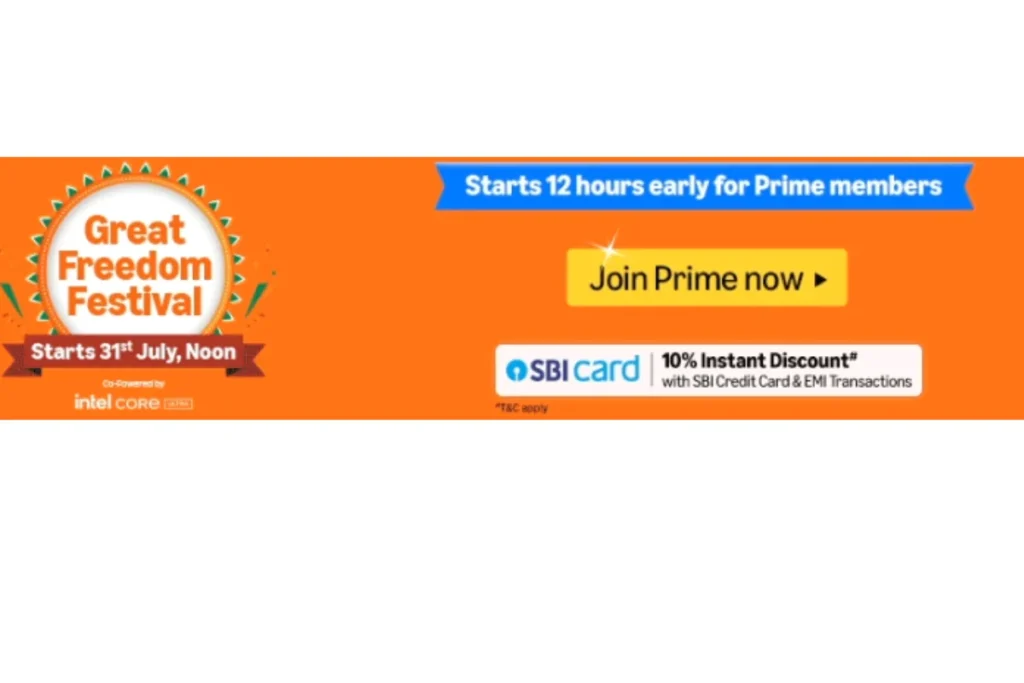 Amazon Great Freedom Festival Sale 2025