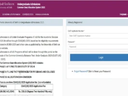 DU CSAS UG 2025 Simulated Ranks Released (प्रतीकात्मक तस्वीर)