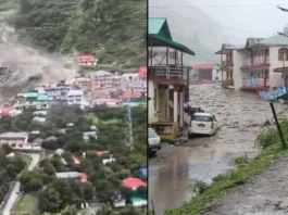 Uttarkashi Cloud Burst Viral Video