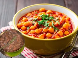 Zero Oil Chole Recipe
