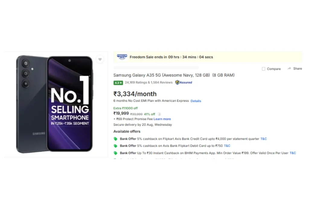 Flipkart Freedom Sale 