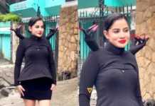 Urfi Javed के इस 4 हाथ वाले ब्लैक लुक को देख चक्कर खाए यूजर्स, किसी ने कहा ‘खुर्फी स्टाइल’ तो एक ने लिखा पागल औरत Urfi Javed