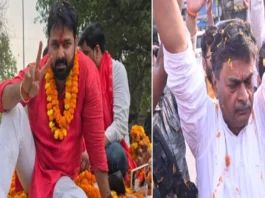Bhojpuri power star Pawan Singh and former Union Minister RK Singh