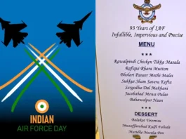 IAF Day Menu