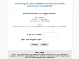 WBCHSE Semester 3 Result 2026