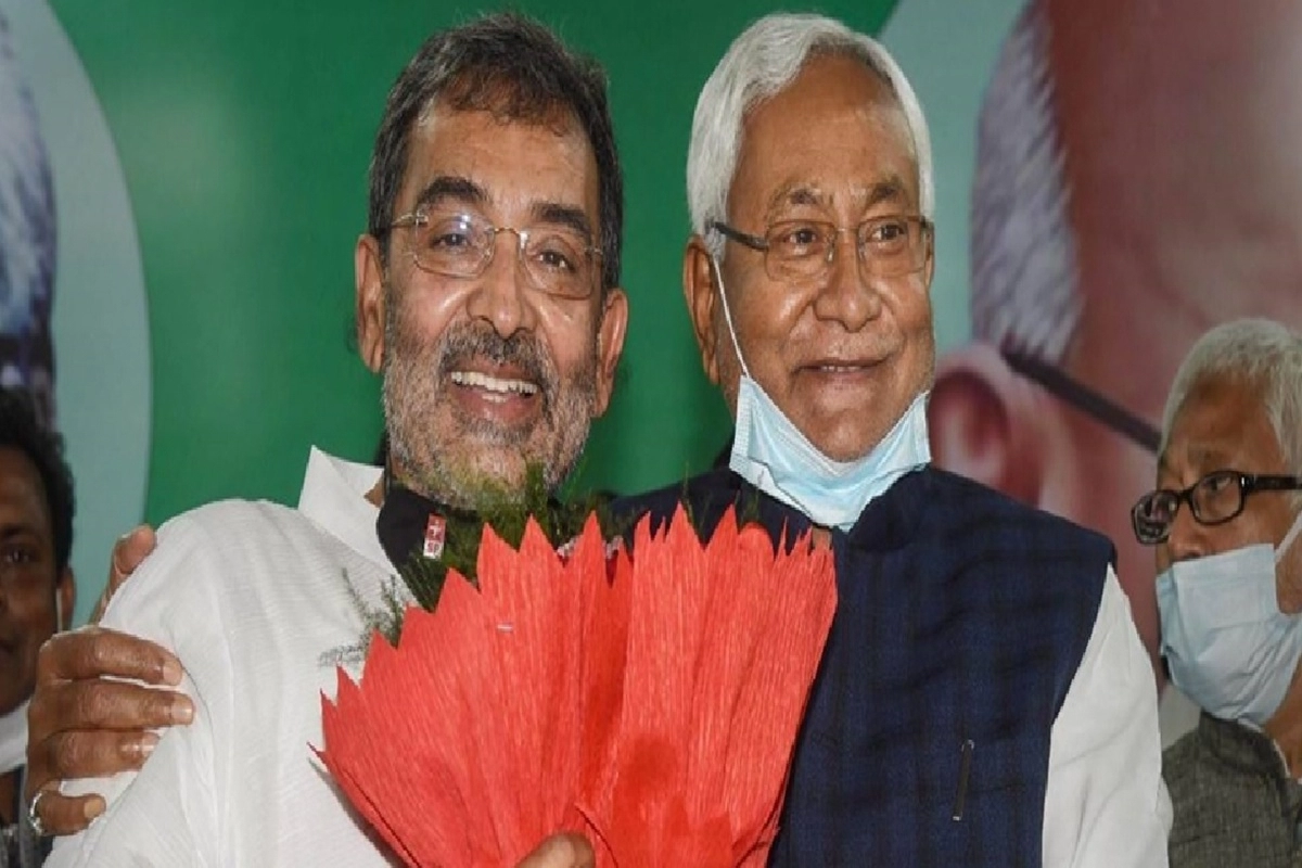 Nitish Kumar and Upendra Kushwaha (File Photo) Nitish Kumar and Upendra Kushwaha (File Photo)