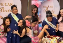 Bharti Singh के बेबी शावर में टीम बेबी गर्ल की दिखी मस्ती, लाफ्टर शेफ सीजन 3 कंटेस्टेंट के साथ ब्लू गाउन में दिखी कॉमेडी क्वीन Bharti Singh