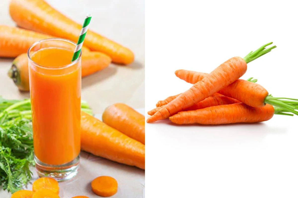 Carrot Juice Vs Raw Carrot Carrot Juice Vs Raw Carrot