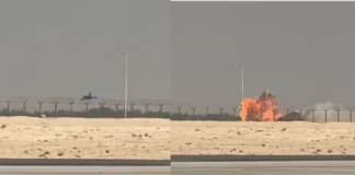 Dubai Tejas Crash: दुबई एयर शो में हुआ बड़ा हादसा; फाइटर जेट तेजस दुर्घटनाग्रस्त; वायरल वीडियो देख कांप जाएगी रूह, पायलट की मौत Dubai Tejas Crash