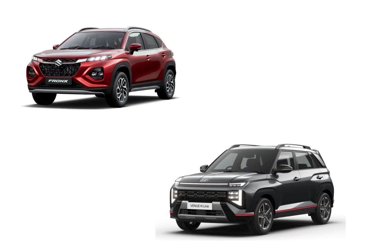 Maruti Suzuki Fronx Vs Hyundai Venue N Line Maruti Suzuki Fronx Vs Hyundai Venue N Line