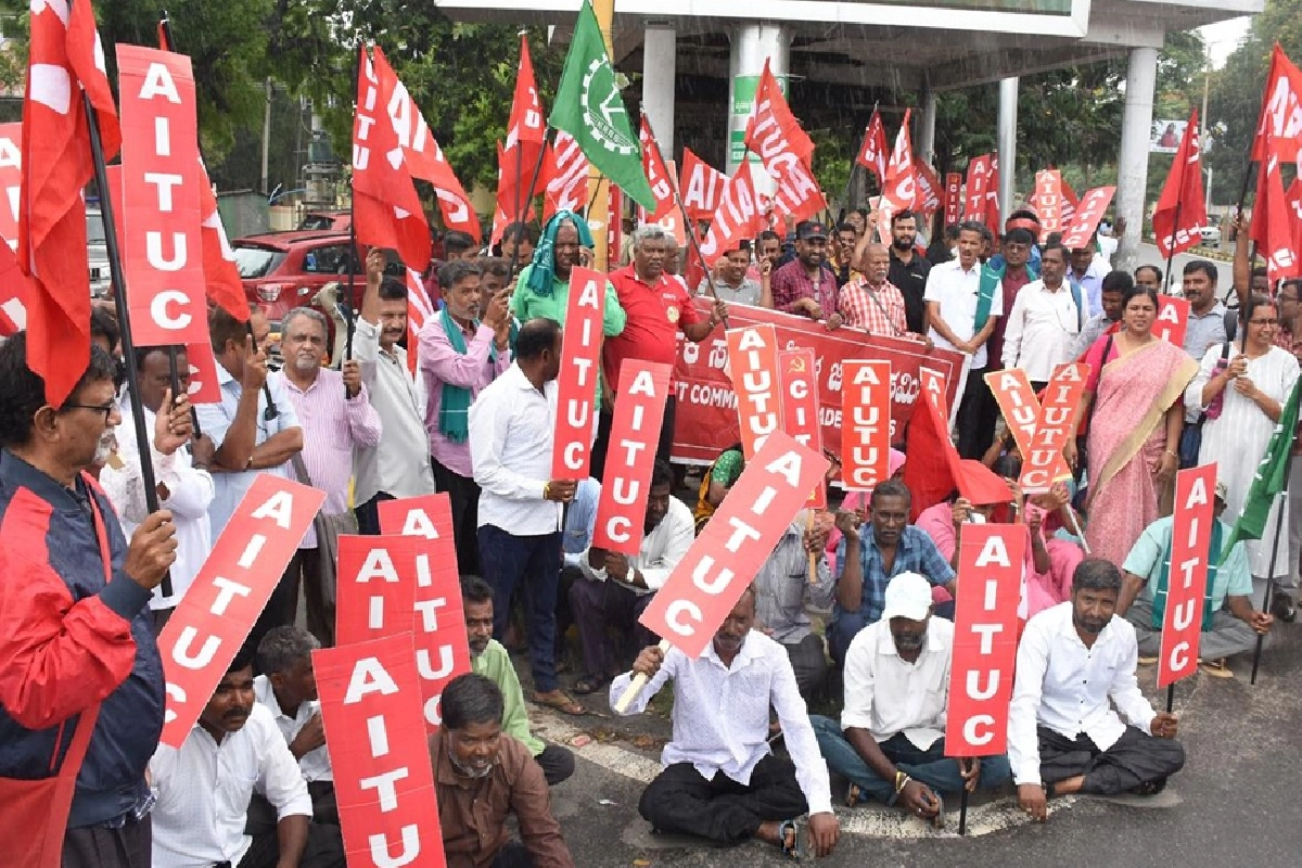 Protests against New Labour Laws Protests against New Labour Laws