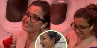 Rashmika Mandanna फोन में थी व्यस्त तभी एयर होस्टेस ने आकर किया कुछ ऐसा, वीडियो देख लोग बोले ‘ड्रीम’ Rashmika Mandanna