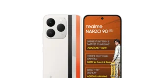 Realme Narzo 90 5G: फायदे का ऑफर! नए साल से पहले 7000mAh की बैटरी वाले तगड़े फोन पर बंपर छूट; काम आसान करेंगे तूफानी एआई फीचर्स Realme Narzo 90 5G