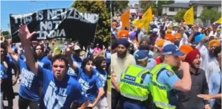 New Zealand Sikh Procession Disruption: कनाडा के बाद न्यूजीलैंड में भी धार्मिक उन्माद! सिख जुलूस को बाधित करने की कोशिश, मचा हो-हल्ला New Zealand Sikh Procession Disruption