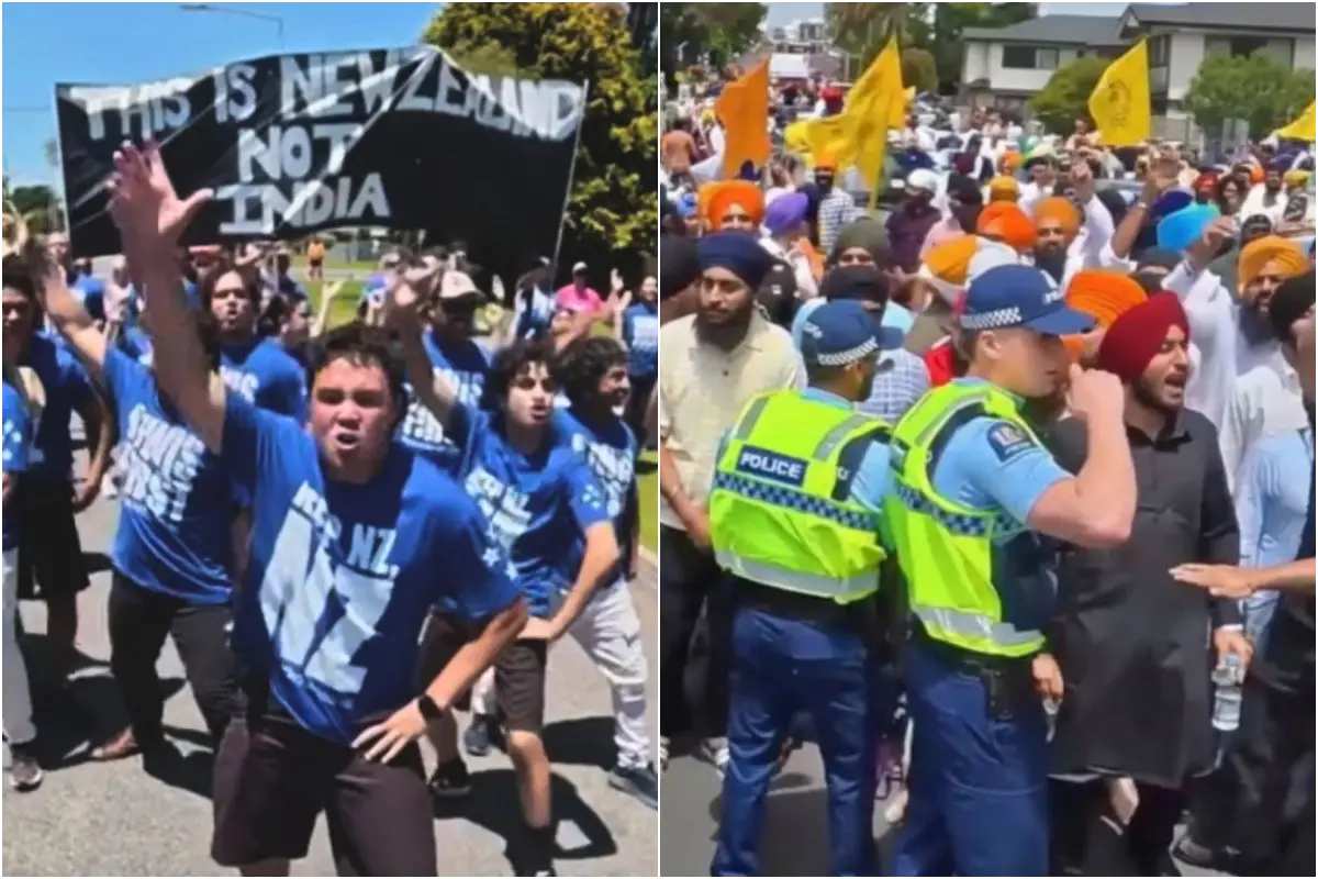 New Zealand Sikh Procession Disruption
