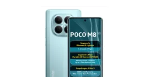 Poco M8 5G: धाकड़ कैमरा और एआई फीचर्स से लैस फोन को पहली सेल में खरीदने पर होगी हजारों रुपये की सेविंग; ये खूबियां देंगी नॉनस्टॉप एंटरटेनमेंट Poco M8 5G