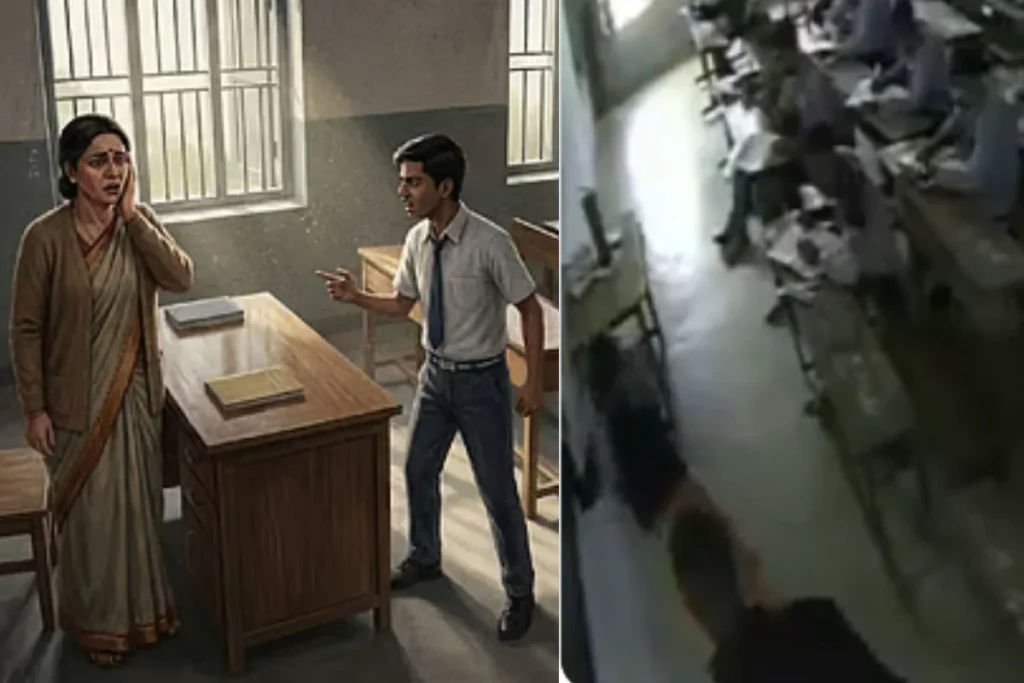 Gujarat Student Slaps Teacher