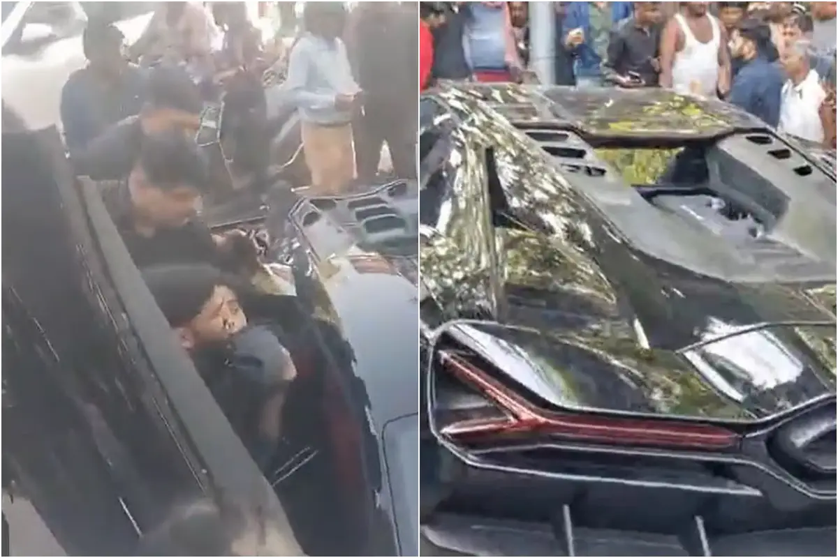 Kanpur Lamborghini Crash