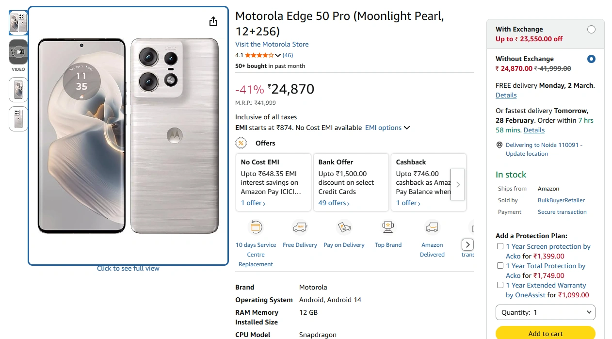 Motorola Edge 50 Pro 