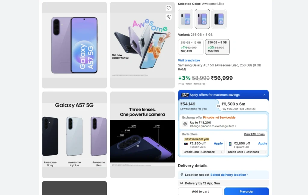 Samsung Galaxy A57 5G