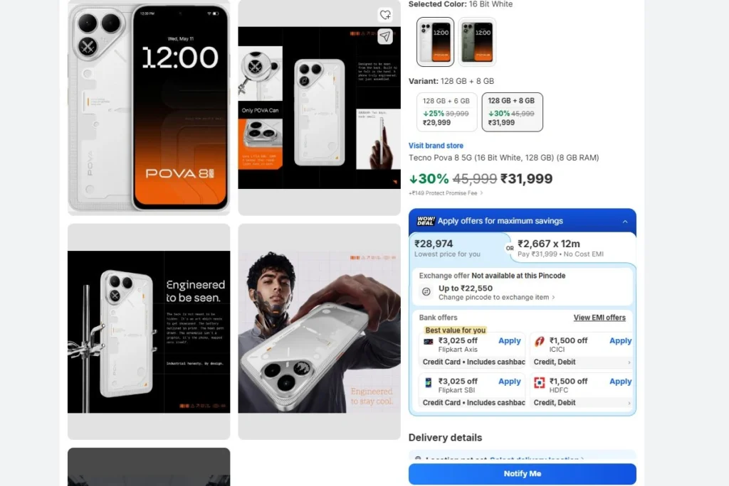 Tecno Pova 8 5G