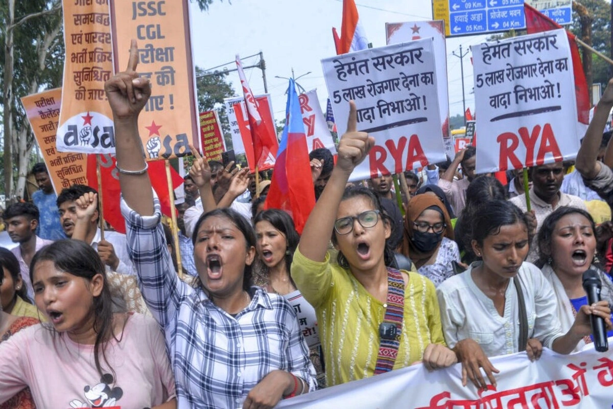 Jharkhand Students Protest