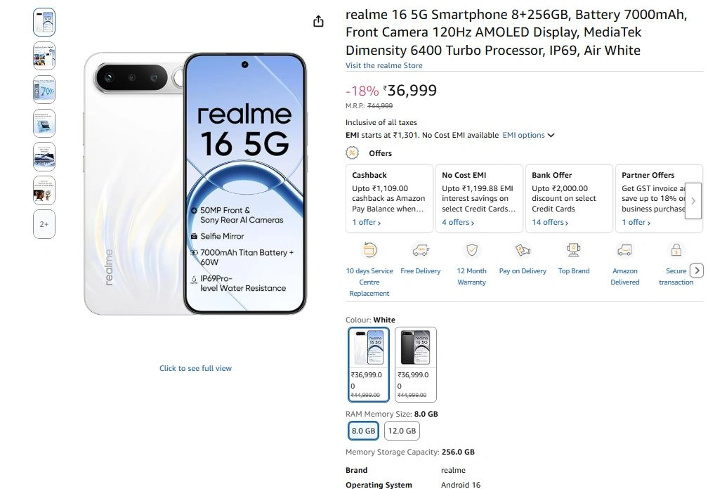 Realme 16 5G