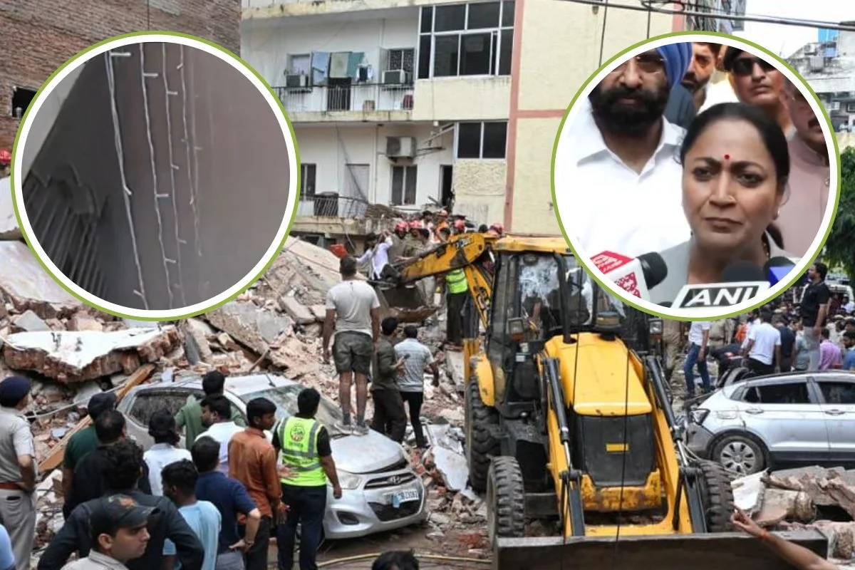 Satya Niketan Building Collapse