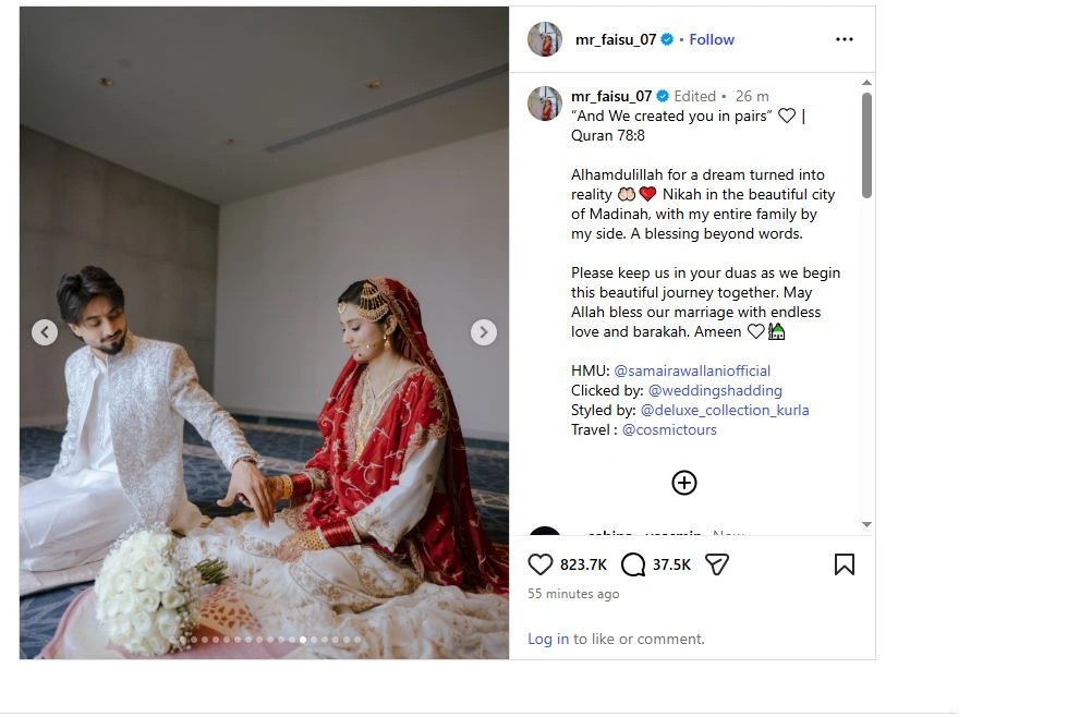 Mr Faisu Marriage